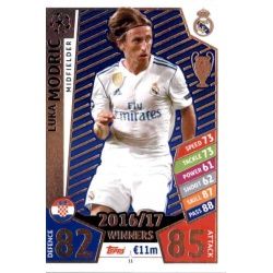 Luka Modrić Real Madrid 11 Match Attax Champions 2017-18