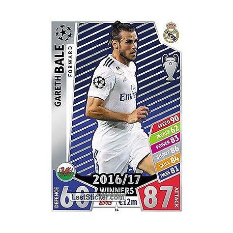 Gareth Bale Real Madrid 14 Match Attax Champions 2017-18