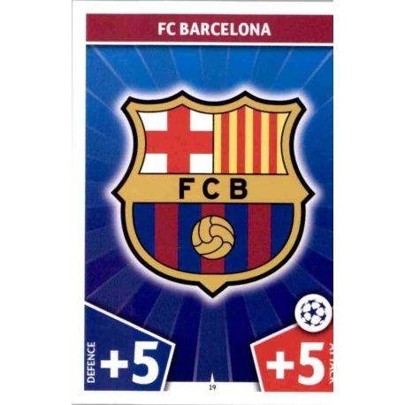 Escudo Barcelona 19 Match Attax Champions 2017-18