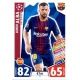 Jordi Alba Barcelona 25 Match Attax Champions 2017-18