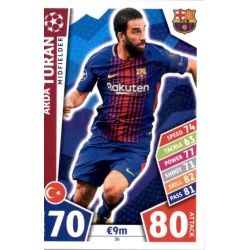 Arda Turan Barcelona 30 Match Attax Champions 2017-18