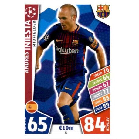 Andrés Iniesta Barcelona 32 Andrés Iniesta