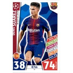 Denis Suárez Barcelona 33 Match Attax Champions 2017-18