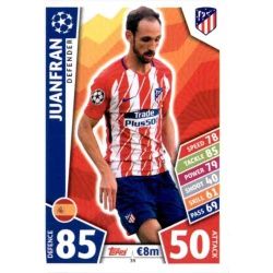 Juanfran Atlético Madrid 39 Match Attax Champions 2017-18