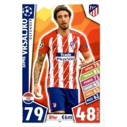 Šime Vrsaljko Atlético Madrid 44 Match Attax Champions 2017-18