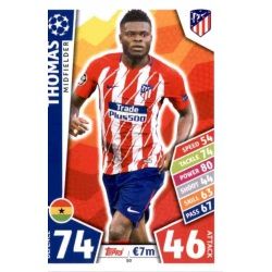Thomas Atlético Madrid 50 Match Attax Champions 2017-18