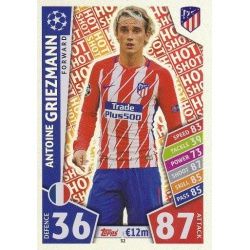 Antoine Griezmann - Hot Shot Atlético Madrid 52 Match Attax Champions 2017-18