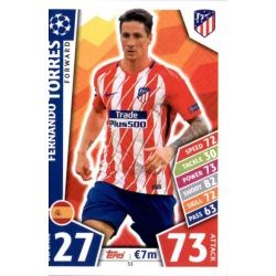 Fernando Torres Atlético Madrid 53 Match Attax Champions 2017-18