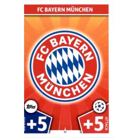 Escudo Bayern Munich 55 Match Attax Champions 2017-18