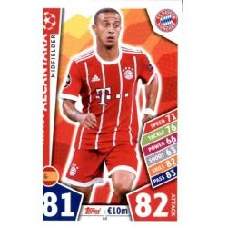 Thiago Alcántara Bayern Munich 63 Match Attax Champions 2017-18