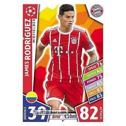 James Rodríguez Bayern Munich 67 Match Attax Champions 2017-18