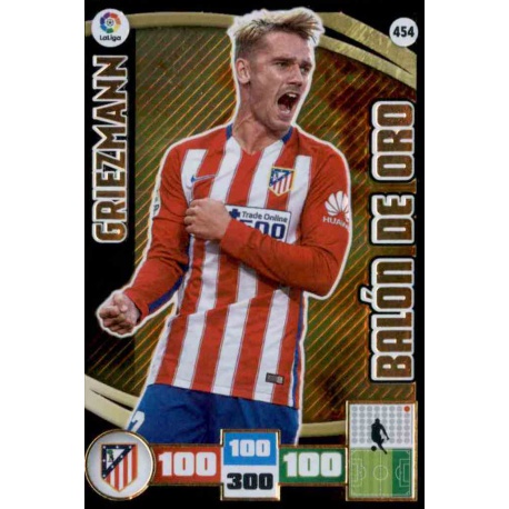 Griezmann Balón de Oro 454 Adrenalyn XL La Liga 2015-16