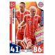 Franck Ribéry - Arjen Robben - Midfield Duo Bayern Munich 72 Match Attax Champions 2017-18