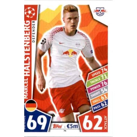 Marcel Halstenberg RB Leipzig 76 Match Attax Champions 2017-18