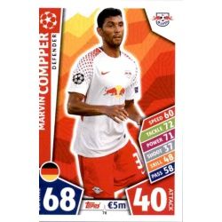 Marvin Compper RB Leipzig 78 Match Attax Champions 2017-18