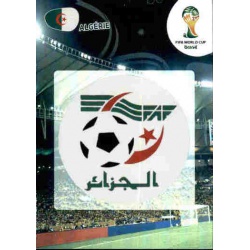 Panini 583 Logo Emblem Algerie Algerien FIFA WM 2014 Brasilien 