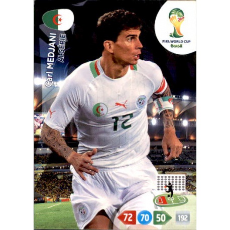 Carl Medjani Algérie 2 Adrenalyn XL Brasil 2014