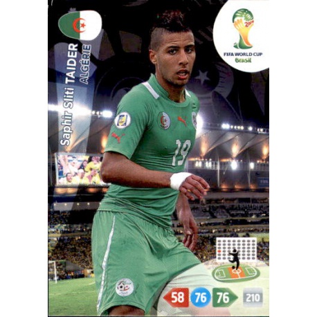 Saphir Sliti Taider Algérie 4 Adrenalyn XL Brasil 2014