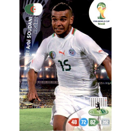 El Arbi Soudani Algérie 5 Adrenalyn XL Brasil 2014