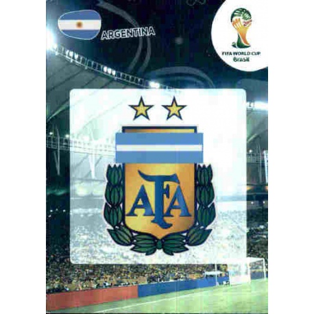 Escudo Argentina 7 Adrenalyn XL Brasil 2014