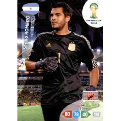 Sergio Romero Argentina 8 Adrenalyn XL Brasil 2014