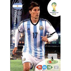 Federico Fernández Argentina 9 Adrenalyn XL Brasil 2014