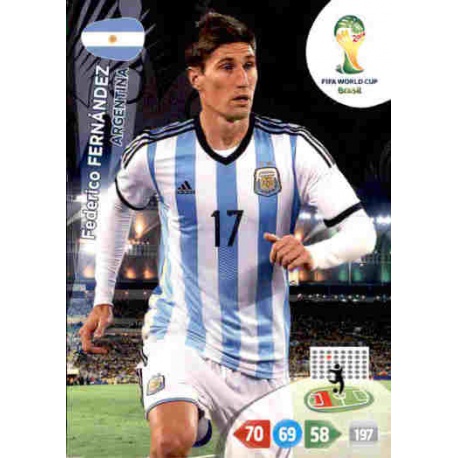 Federico Fernández Argentina 9 Adrenalyn XL Brasil 2014