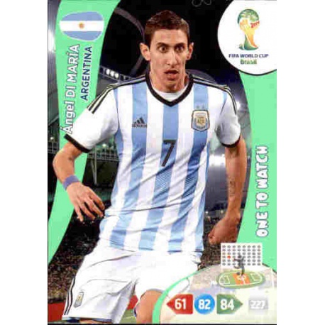 Ángel Di María One to Watch Argentina 13 Adrenalyn XL Brasil 2014