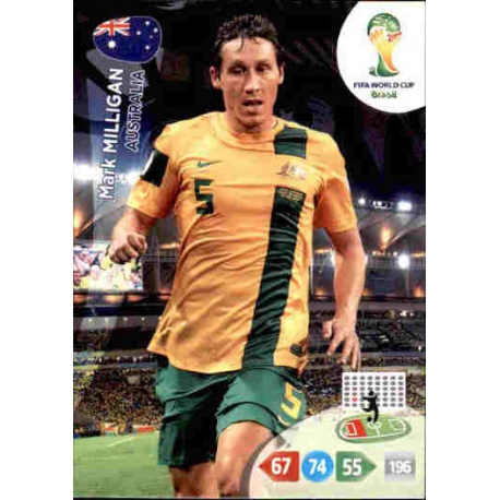 Mark Milligan Australia 20 Adrenalyn XL Brasil 2014