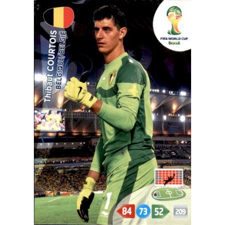 Thibaut Courtois Belgique 26 Adrenalyn XL Brasil 2014