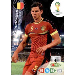 Jan Vertonghen Belgique 27 Adrenalyn XL Brasil 2014