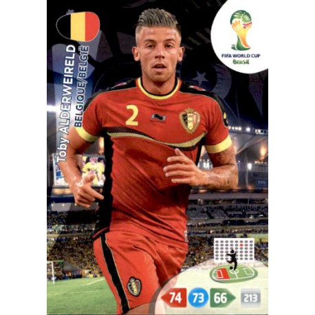 Toby Alderweireld Belgique 28 Adrenalyn XL Brasil 2014