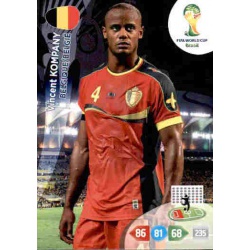 Vincent Kompany Belgique 29 Adrenalyn XL Brasil 2014
