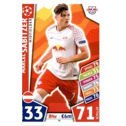 Marcel Sabitzer RB Leipzig 85 Match Attax Champions 2017-18