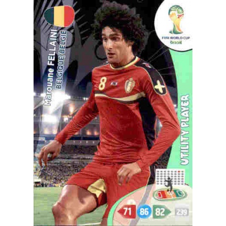 Marouane Fellaini Utility Player Belgique 33 Adrenalyn XL Brasil 2014