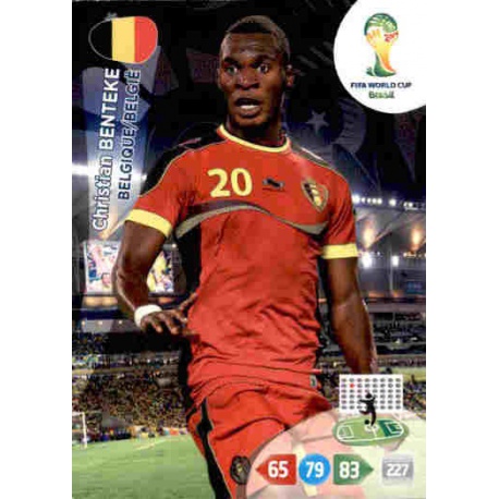 Christian Benteke Belgique 34 Adrenalyn XL Brasil 2014