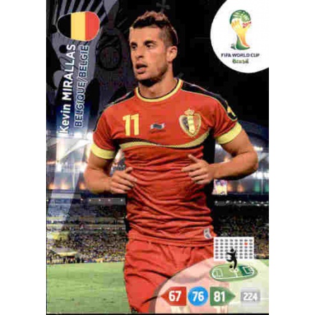 Kevin Mirallas Belgique 35 Adrenalyn XL Brasil 2014