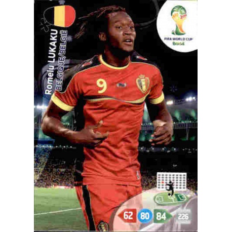 Romelu Lukaku Belgique 36 Adrenalyn XL Brasil 2014
