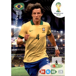 David Luiz Brasil 50 Adrenalyn XL Brasil 2014