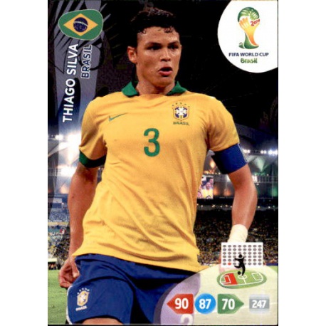 Thiago Silva Brasil 51 Adrenalyn XL Brasil 2014