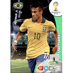 Neymar Jr. Star Player Brasil 60 Adrenalyn XL Brasil 2014