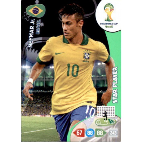 Neymar Jr. Star Player Brasil 60 Adrenalyn XL Brasil 2014