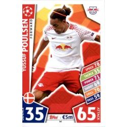 Yussuf Poulsen RB Leipzig 88 Match Attax Champions 2017-18