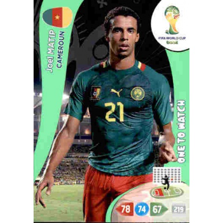 Joel Matip One to Watch Cameroun 63 Adrenalyn XL Brasil 2014