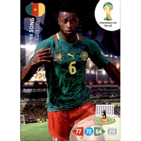 Alex Song Cameroun 64 Adrenalyn XL Brasil 2014