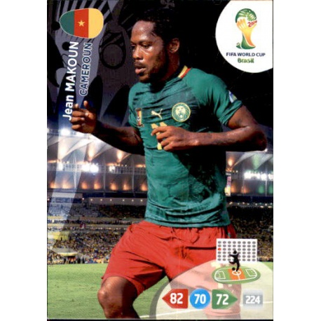 Jean Makoun Cameroun 65 Adrenalyn XL Brasil 2014