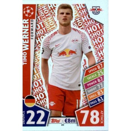 RB Leipzig Timo Werner Champions League 19 20 2019 2020 Sticker 248 