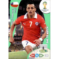 Alexis Sánchez One to Watch Chile 74 Adrenalyn XL Brasil 2014