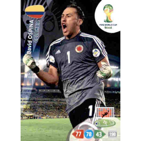 David Ospina Colombia 77 Adrenalyn XL Brasil 2014