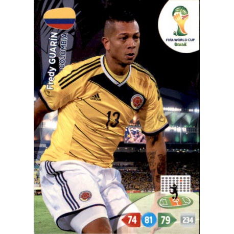 Fredy Guarín Colombia 81 Adrenalyn XL Brasil 2014